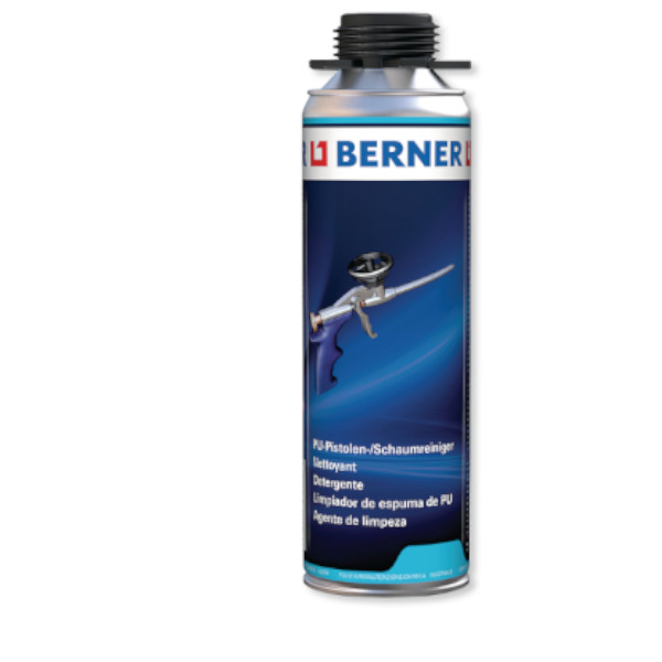 BERNER PU-pisztolytisztító szer 500 ml, spray