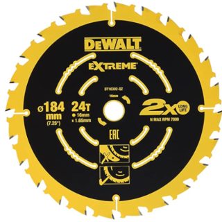 DeWALT DT10302-QZ Körfűrészlap 184/16mm 24T