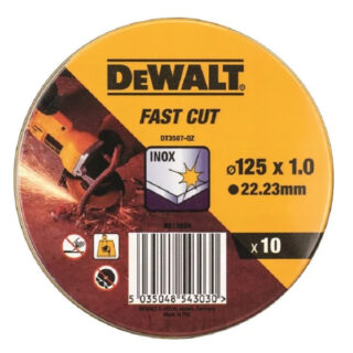 DeWALT DT3507-QZ Vágókorong fémhez 125×1,0×22,23mm 10 db/csomag